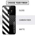 Black and White Stripes Galaxy S9 Skin